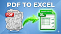convert your PDF to excel