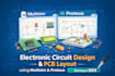 design and simulate electronic circuits using multisim and proteus