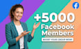 provide you 5,000 facebook members fast