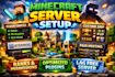 setup and optimize minecraft server with plugins on paid hosting