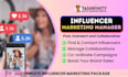 be influencer marketing manager with complete outreach