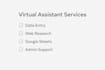 do simple virtual assistant tasks
