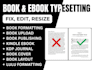format edit and publish book for ingramspark, ebook on amazon kdp journal lulu