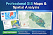 create professional gis maps, spatial analysis, and remote sensing maps