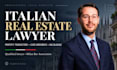 be your italian real estate lawyer and assist with property purchase contracts