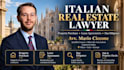 be your italian real estate lawyer and assist with property purchase contracts