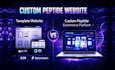 build high performance custom peptide or supplement ecommerce website