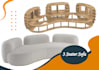 create 3d model of sofa and cnc cuting drawing