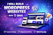 build SEO optimized wordpress website using divi builder