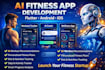 develop a fitness and wellness app with ai integration using flutter