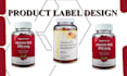 design product labels, supplement labels and packaging