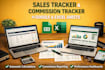 do sales tracker spreadsheet, sales commission tracker in google and excel sheet