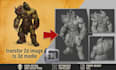 convert 2d image to 3d model charachter