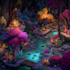 create 2d concept art, characters and environments