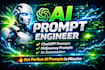be your ai prompt engineer for chatgpt, and ai  tools