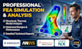perform fea analysis using ansys abaqus solidworks