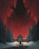 create creepy and original horror character illustrations