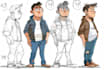 sketch your cartoon character