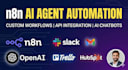 build custom n8n ai agent with API integration and workflow automation