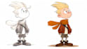 design a cartoon character