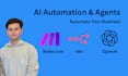build custom ai agents,automation workflows with make or n8n