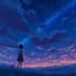 an background anime any in style