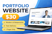 create a nextjs  portifilo websites