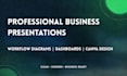 design executive KPI dashboards, workflows, and professional presentations