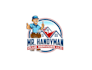 create graceful and fantastic handyman logo design