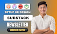 substack setup subtack newsletter design manage substack post substack podcast