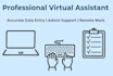 do excel data entry, accounting and payroll