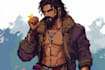 draw detailed pixel art character