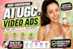 create high converting ai ugc ads for tiktok and facebook