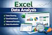 do excel data analysis dashboard and advanced formulas