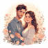 create couple portrait wedding portrait
