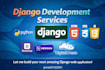 develop and deploy django website with full backend functionality