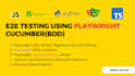 automate e2e tests using playwright, bdd and typescript