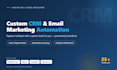 build email marketing automation and custom CRM