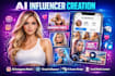 create realistic ai influencer ai model for instagram brand virtual influencer