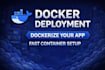 dockerize and deploy your application using docker and docker compose