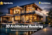 3d architectural rendering for residential and commercial building visualization