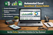 create automated excel spreadsheet business trackers dashboards and csv