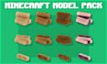 create a unique minecraft 3d model set