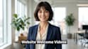 create a professional website welcome video spokesperson