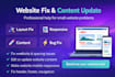 ix website bugs and responsive design
