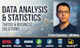 do statistical data analysis using spss, r, jasp, jamovi, stata and sql