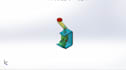 3d modeling of hand operated locking system in solidwork