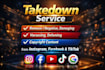 remove negative,harassing,defaming content under dmca
