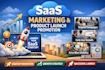 do saas marketing product launch and startup promotion