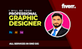 be your professional graphic designer for web or print